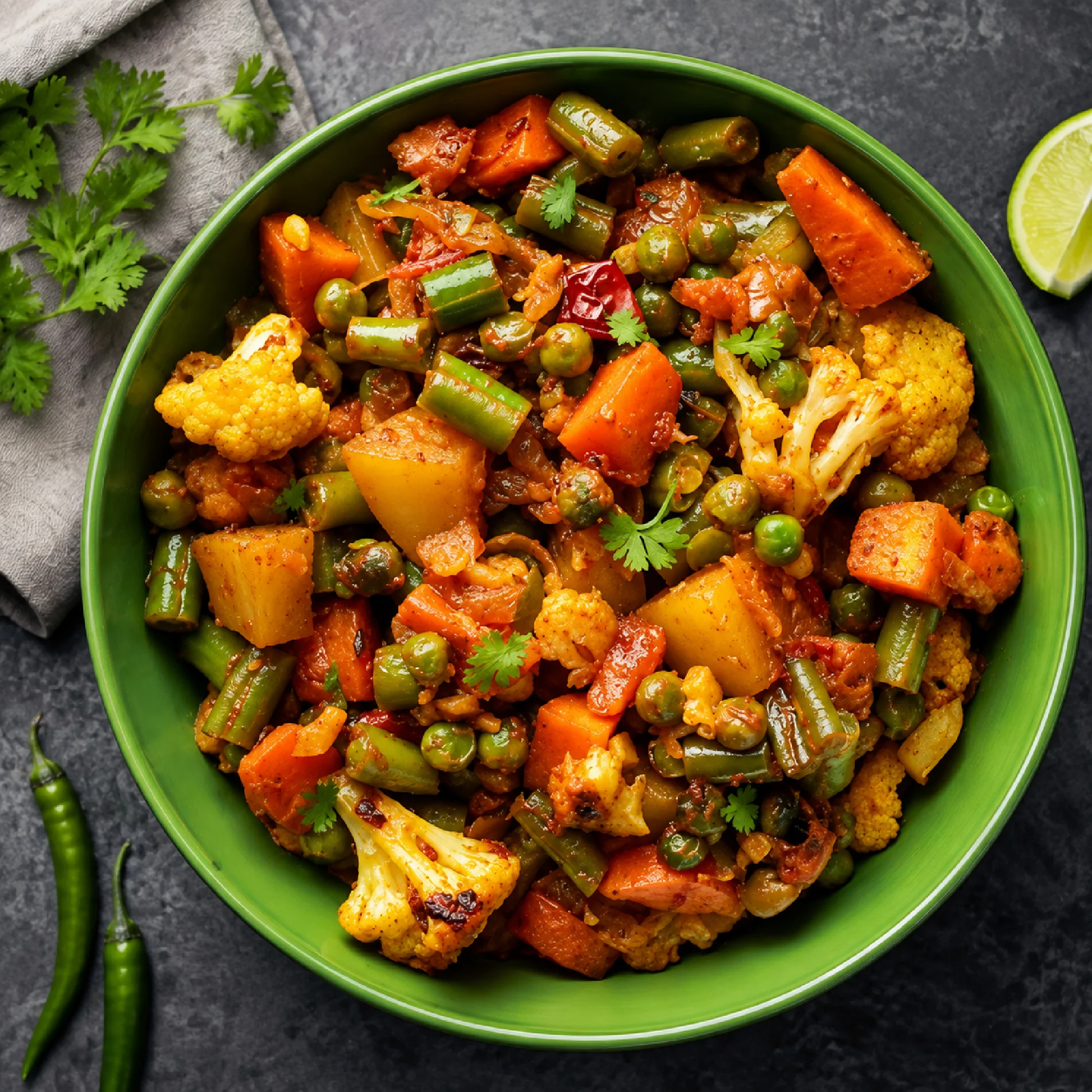 Mix Vegetable Curry 咖喱杂菜